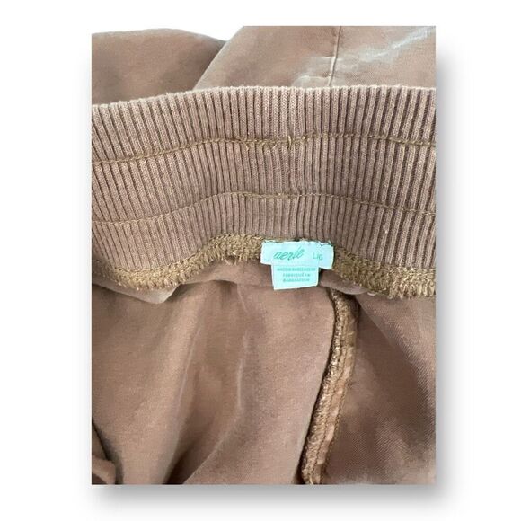 Aerie Utility Tan Joggers Size Large - Picture 5 of 6